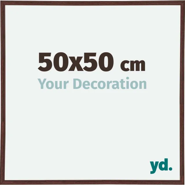 yd. Your Decoration - Fotolijst 50x50 cm - Kunststof - Bruin - Annecy