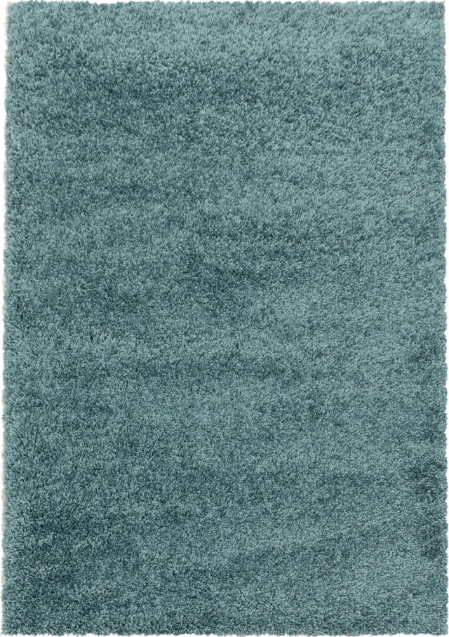 Muratap Monaco Soft Shaggy Hoogpolig Vloerkleed Blauw / Turquoise- 140x200 CM