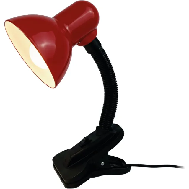 Luxus Europe Bureaulamp Toby Rood - Leeslamp - Bureauverlichting voor Thuis en Kantoor