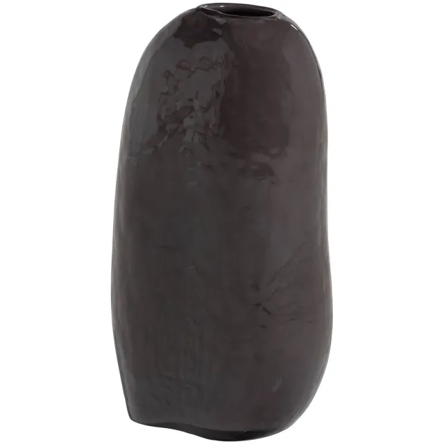 WOOOD Sahil Vaas - Glas - Donkerbruin - 42x23x14