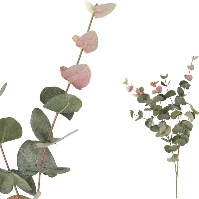 PTMD Kunsttak Bladeren - 64x28x101 cm - Kunststof - Goud