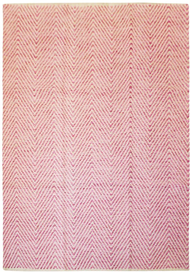 Padiro laagpolig vloerkleed met zachte uitstraling 160 x 230 cm - oudroze - modern effen ontwerp - voor vloerverwarming - van katoen, polyester, viscose en modacryl