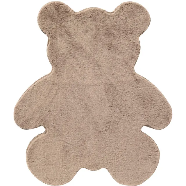 Textino BEAR - vloerkleed - 80x100 cm - beer - Sesame - bruin Lichtbruin