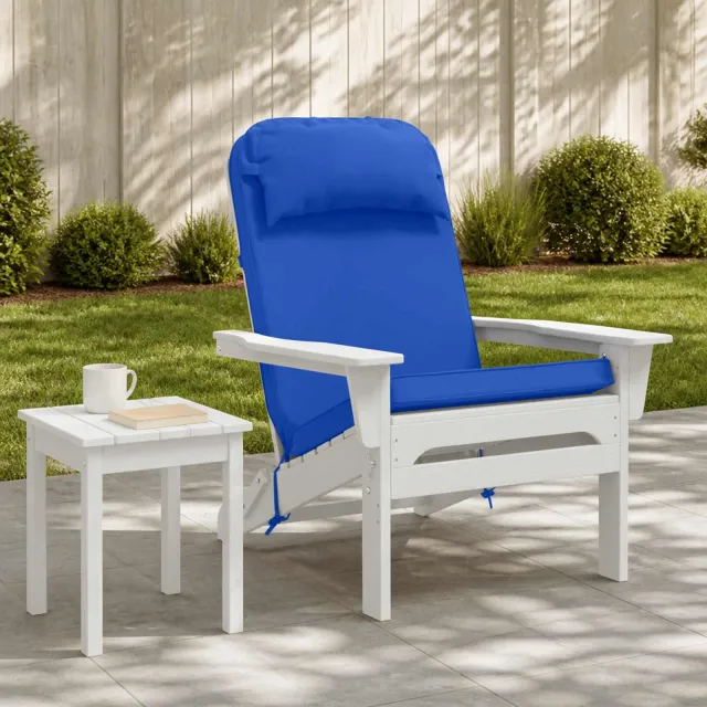vidaXL Adirondack stoelkussen 100% Polyester Koninklijk Blauw
