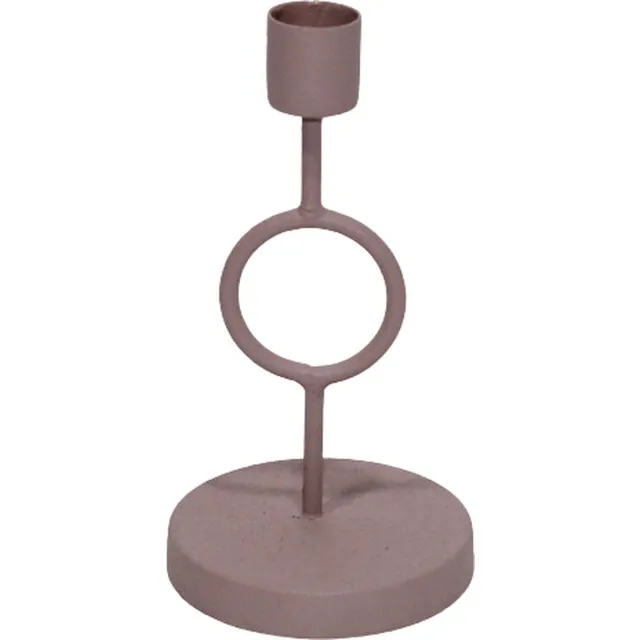 Branded by Kandelaar - Branded by - kandelaar Ferru lila - 14 cm hoog