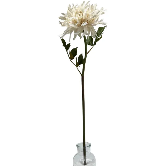 homebound by ky Kunstbloem Chrysant 67cm off-white Beige