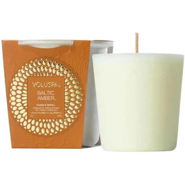 Voluspa Geurkaars Japonica Collection Baltic Amber Candle Refill 255gr Multi