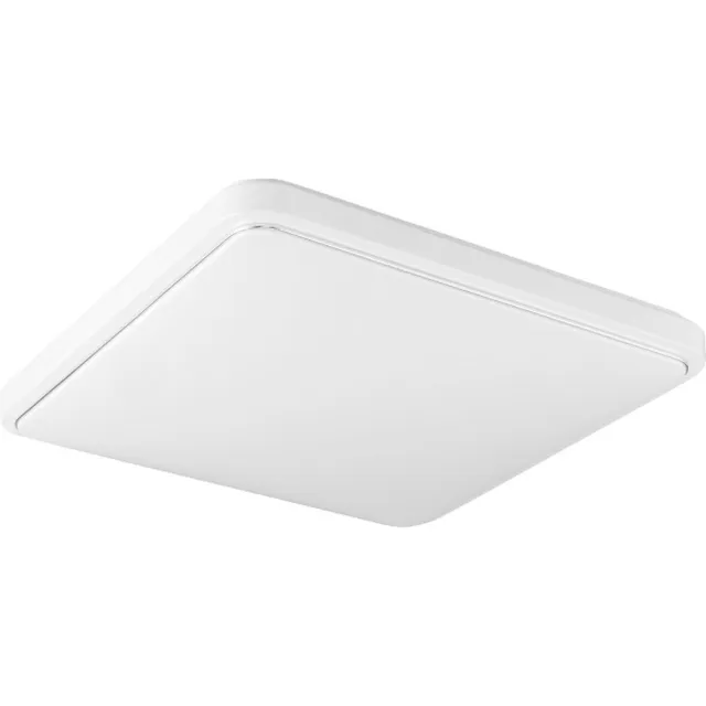 STRÜHM SOLA - LED Plafondlamp met Bewegingssensor- 28W - Daglicht Wit 4200K - 360° Zichthoek - Opbouw - Vierkant - Wit - IP44