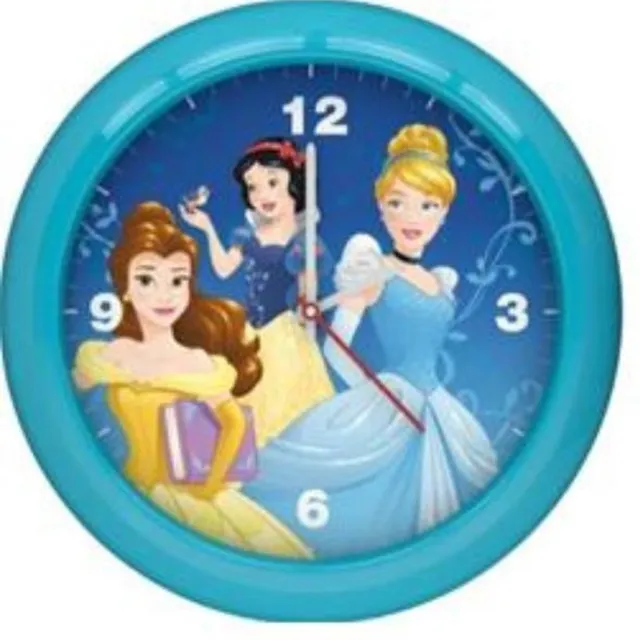 Disney Princess klok blauw 25 cm