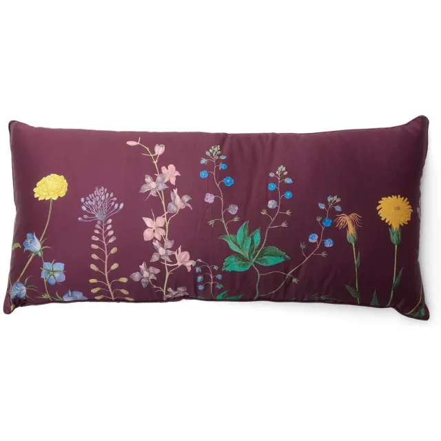Essenza Augustina Sierkussen Mauve wine - 40x90 cm