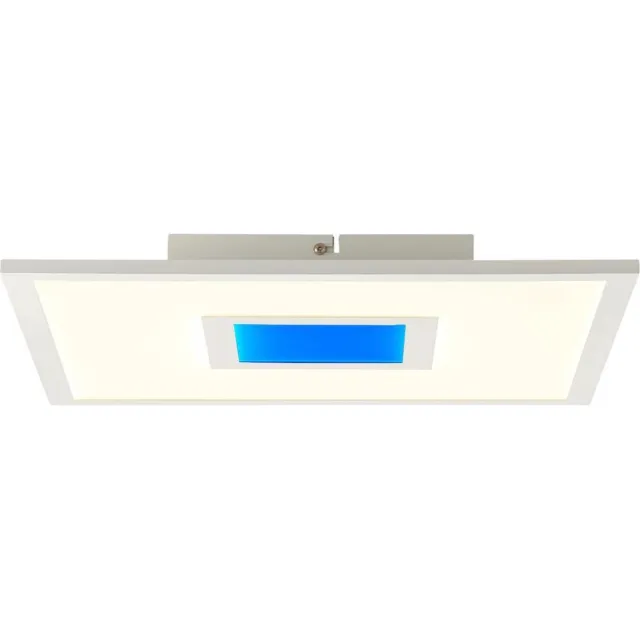 Brilliant lamp Odella LED plafondpaneel 40x40cm wit | 1x 25W LED geïntegreerd, (2480lm, 2700-6500K) | Schaal A ++ tot E | RGB decoratief licht voor kleurrijke accentverlichting