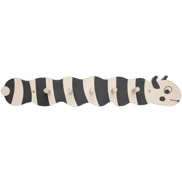 OYOY Kapstok - Larva - Nature - Hout/Zwart