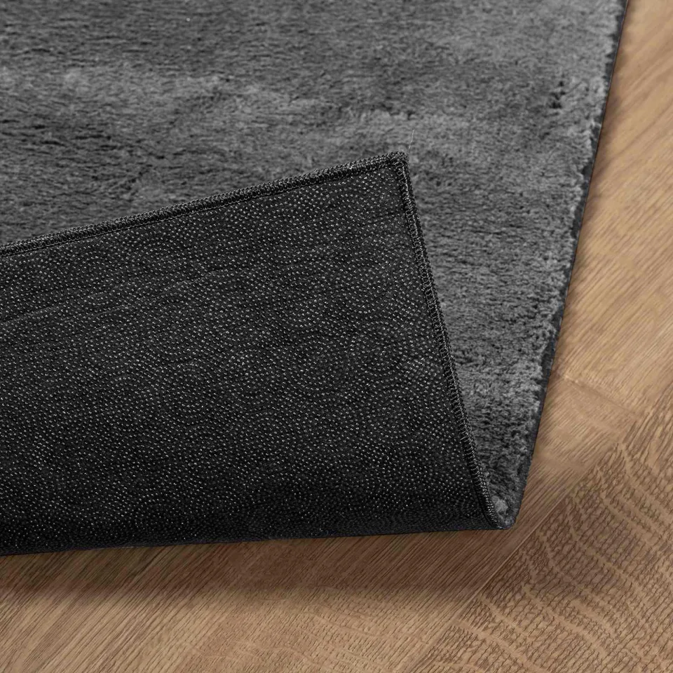 vidaXL Medium pile zachte en wasbare tapijt HUARTE Antraciet Polyester, foto 4