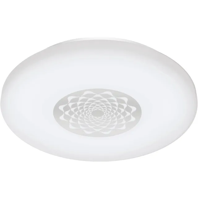 EGLO connect.z Capasso-Z Smart Plafondlamp - Ø 34 cm - Wit/Grijs - Instelbaar wit licht - Dimbaar - Zigbee Chroom;Wit