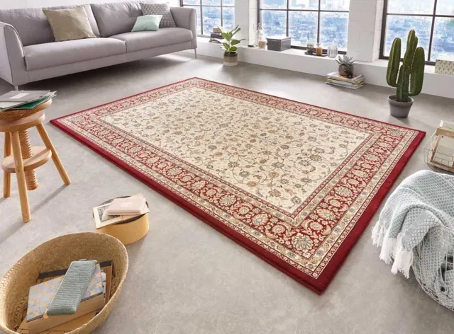 Mint rugs Oosters tapijt - Marseille rood/crème 80x150