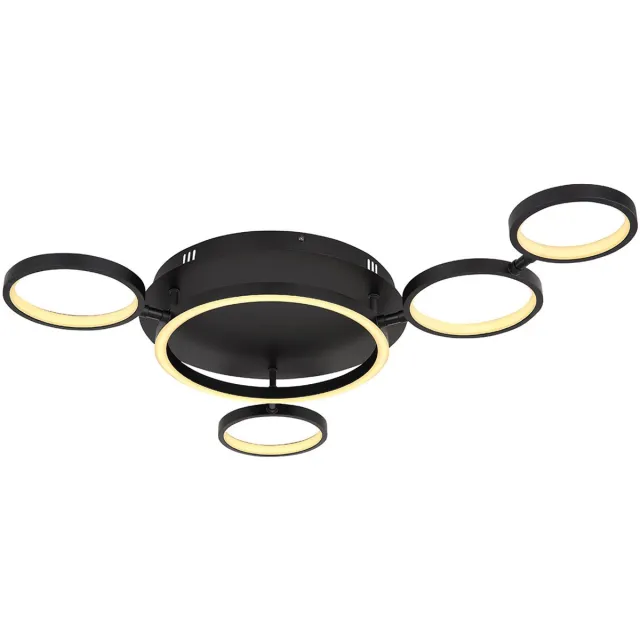 Globo plafonniere - Antonius - zwart - metaal - LED - 67252-29