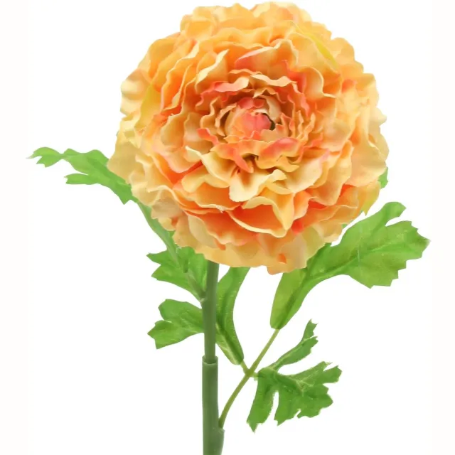 Viana Ranunculus zalm H45cm Oranje