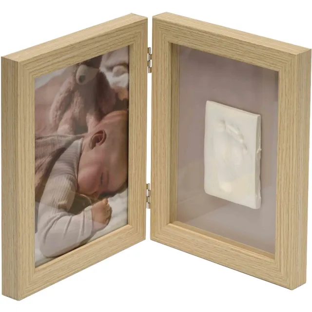Happy Hands Houten Dubbele Bewaarlijst - 2D Afdruk Hout naturel