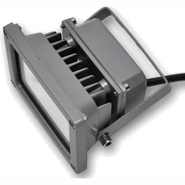ABC-Led 50W LED / PIR Schijnwerper Warm Wit 3200K grijze behuizing IP65 Grijs