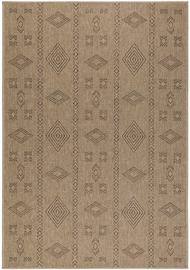 Ayyildiz Buitenkleed, vintage design, zwart, geschikt voor terras, balkon of keuken, polypropyleen achterkant, afmeting: 80 x 250 cm