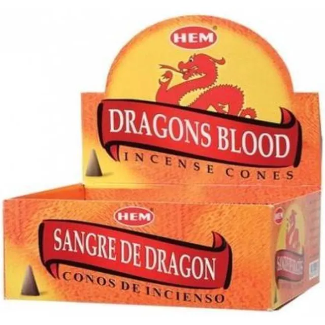 Yogi & Yogini Wierookkegels Dragon Blood Bruin