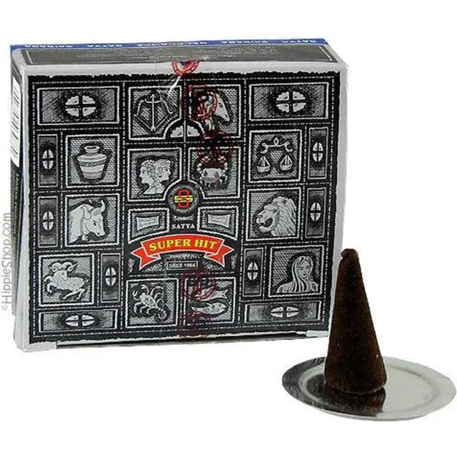 Satya Super Hit Dhoop Cones Wierookkegels bruin