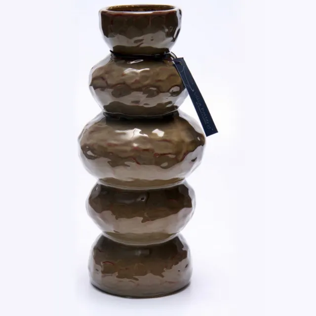 Villa Pottery Vaas - Villa Pottery - Decoratie - Woondecoratie - Keramiek - Berber 6_2 Chocolate Bruin