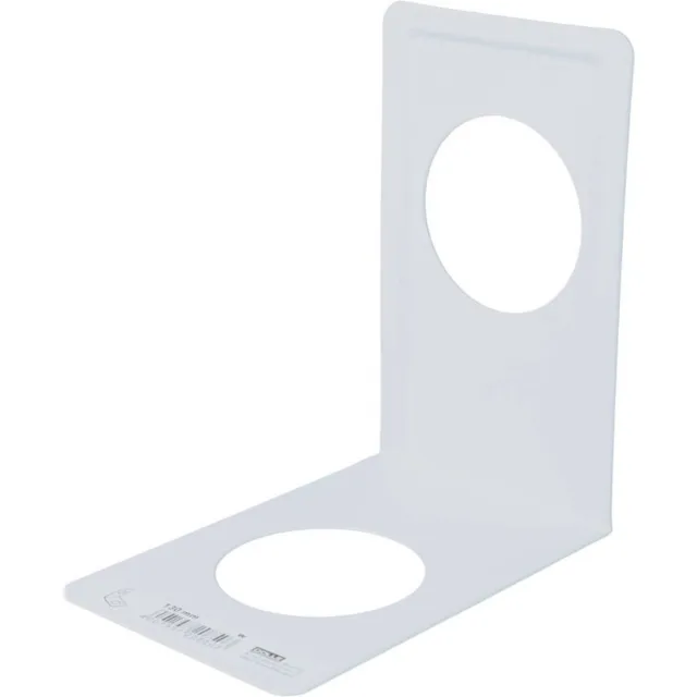 Dulimex Boekensteun hoek - 120x130 mm wit