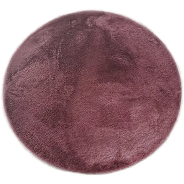 homebound by ky Karpet Fluffy burgundy