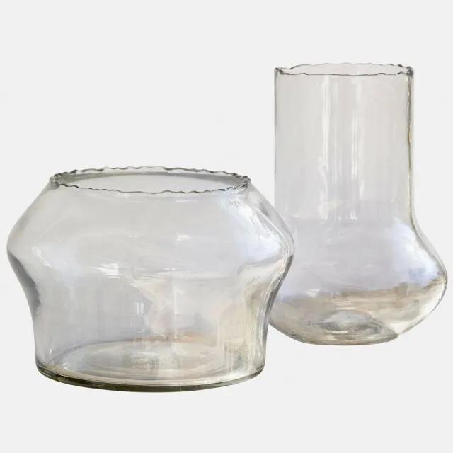 Loberon Windlicht set van 2 Lumiras helder