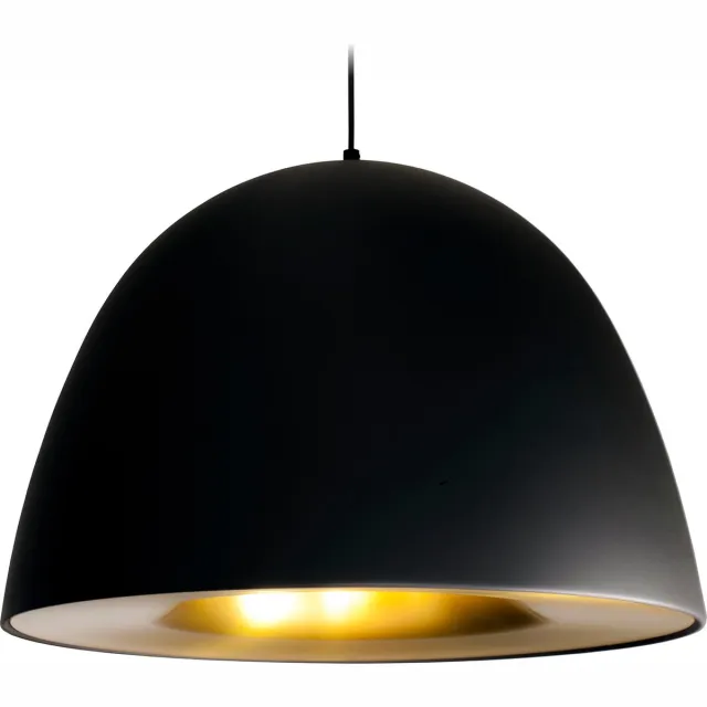 Fantasia Nobu hanglamp Ø600mm, E27-fitting, zwart/brons, aluminium en acryl, kabel 300 cm, IP20 binnengebruik zwart + brons