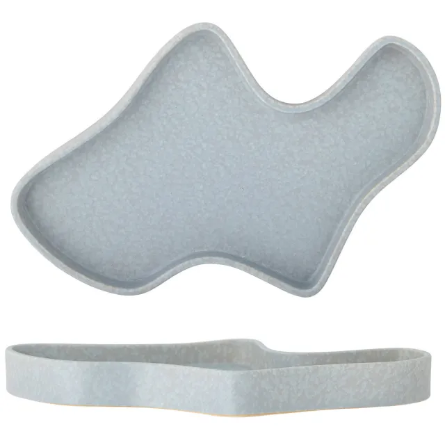 Bloomingville decoratie schaal Lakey Blauw