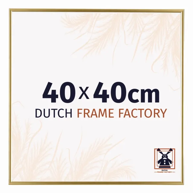 Dutch Frame Factory Fotolijst 40x40 cm - Kunststof - Goud - Easy