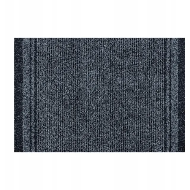 Dywany Łuszczów Antislip Deurmat MALAGA Grijs 66x110 cm - Universeel Gestreept