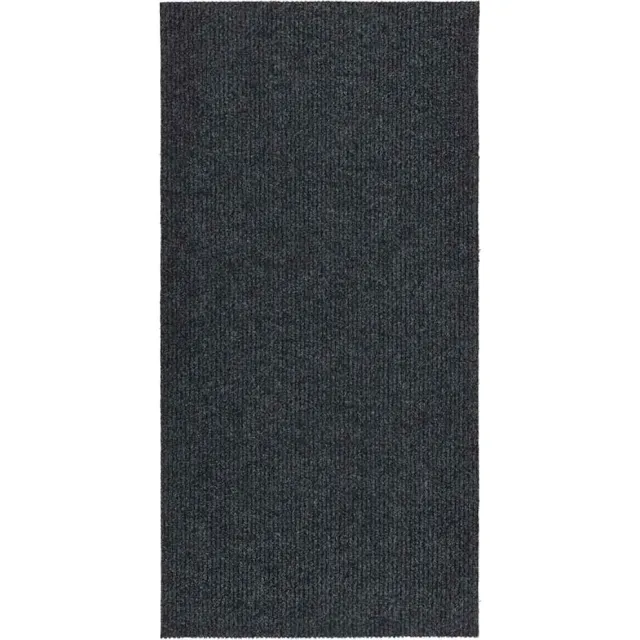 vidaXL Droogloopmat 100x200 cm antracietkleurig Anthraciet