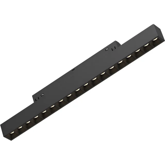 Qualu 48V Magnetische Lineaire LED Bar - Kingtron Magni Smart - Tuya Smart Tracklight - Dimbaar - 18W 1580lm 24D - Aanpasbare Lichtkleur 3000K-4000K-6000K - Zwart