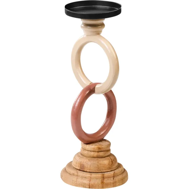 Beliani WATERFORD - Kaarshouder - Meerkleurig - IJzer/Hout