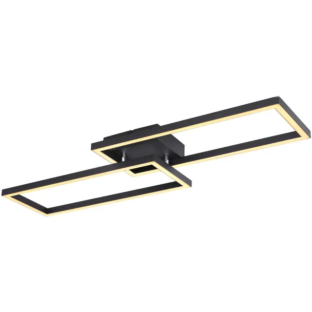 Globo LED Plafondlamp | 71×23 cm | Plafonniere | Zwart | Metaal | Kunststof