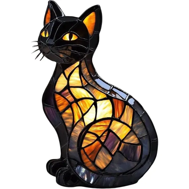 OUYLAF bureaulamp - Kat Lamp - kat lampje - kat nachtlamp - nachtlampje - nachtlampjes - voor Kattenliefhebbers - Sectie B Kat type B