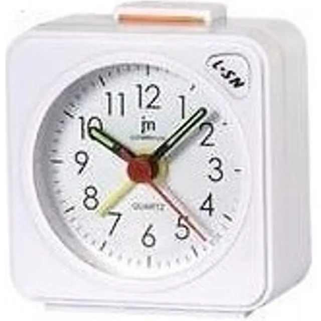 Lowell Just a minute JA7035Quartz wekker Wit / alarm