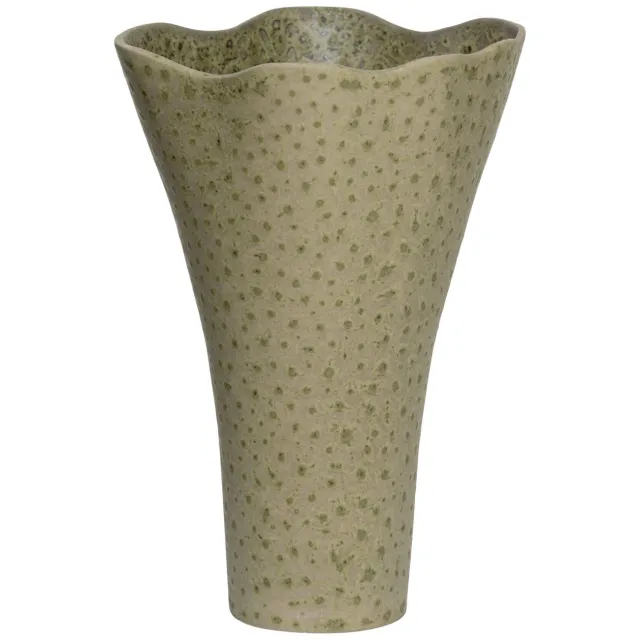 Urban Nature Culture aardewerken vaas Haru 29 cm - groen