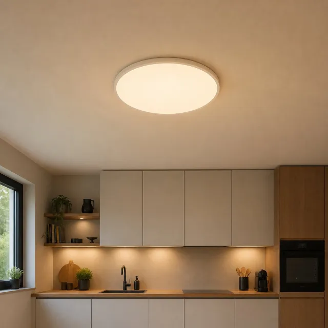 Horoz Electric Gusto - LED Plafondlamp - 40W - 4000Lumen - Aanpasbare Kleur CCT - 3000k 4000k 6400k - Opbouw - Rond - Wit - IP44 - 500 mm