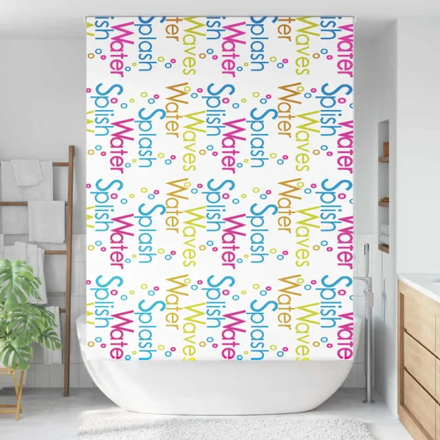 vidaXL Doucherolgordijn 150x240 cm stofbreedte 146 cm Meerkleurig