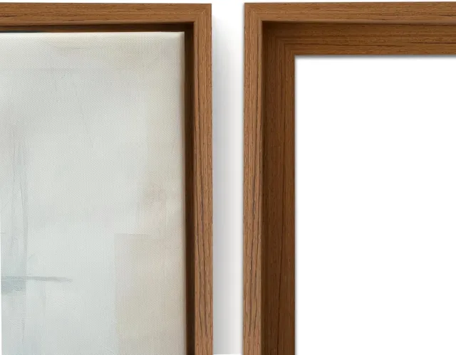 Artnova Zwevend Houten Frame voor Canvas 40x50 cm Donkerhout