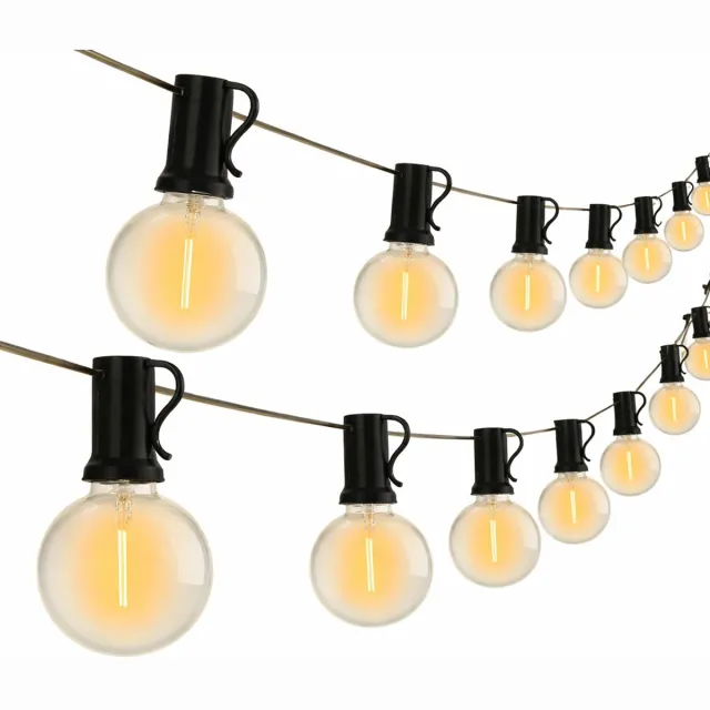 Jurrys Tuinverlichting - Sfeerlampjes - Lichtslinger - Feestverlichting - Tuimlampen - Decoratie - Warm Wit - Dimbaar - 30 Meter