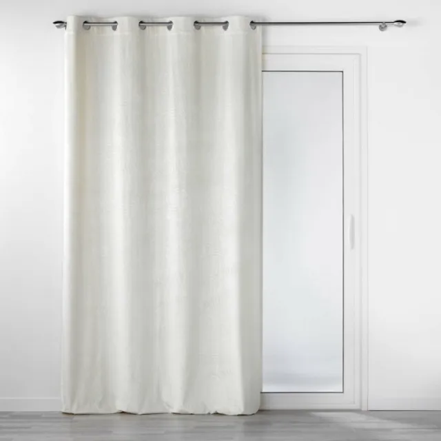 Livettti.NL Livetti Gordijn met oogje Kantenklaar Curtain 140x240cm Analia Natural Creme