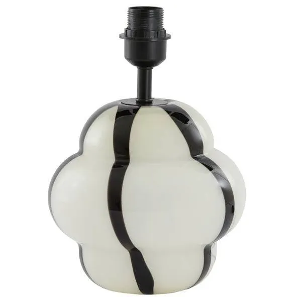 Light & Living lampenvoet Ylien Crème, zwart