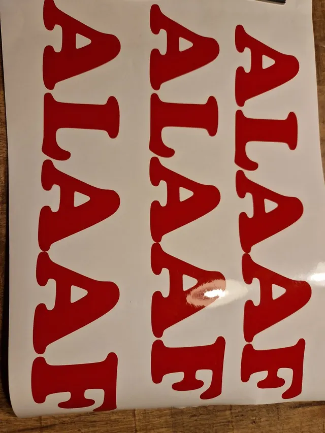 Kreakadoshop Carnavals raamsticker herbruikbaar rood