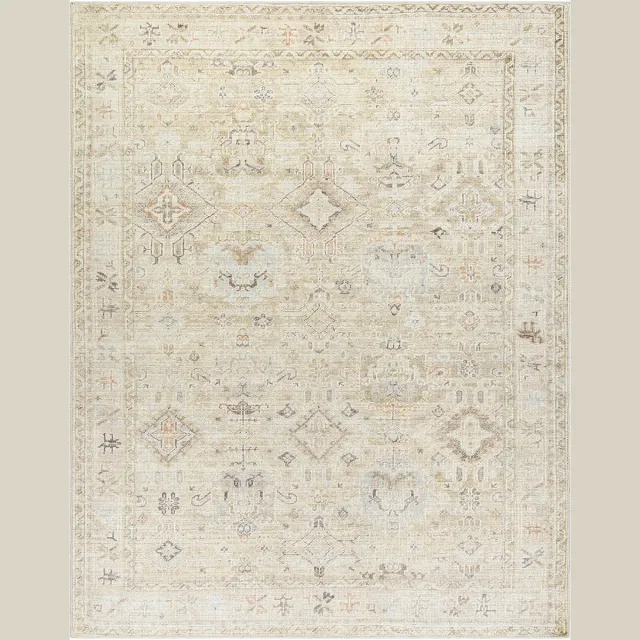 Surya Becki Owens x SURYA Marlene vloerkleed vintage bruin