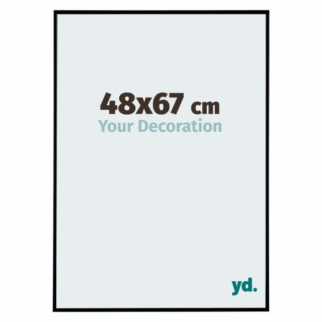 yd. Your Decoration - Fotolijst 48x67 cm - Kunststof - Zwart Mat - Evry